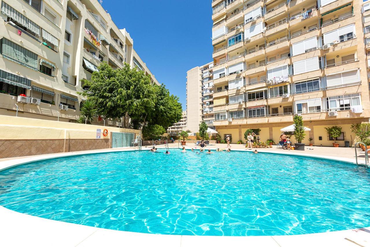 Ver853 - Estudio Con Terraza Vistas Al Mar, Piscina, Playa, Centro Torremolinos Exteriör bild